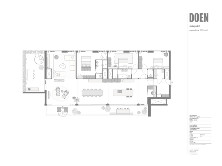 Doen plattegrond bnr 1