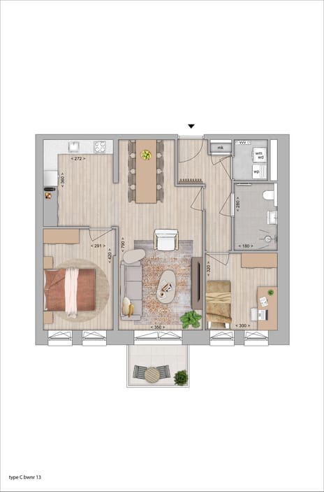 Foto van C Galerijflat