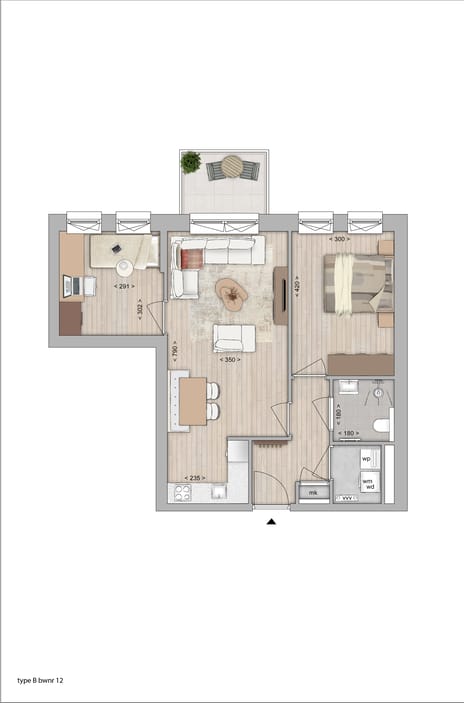 Foto van B Galerijflat