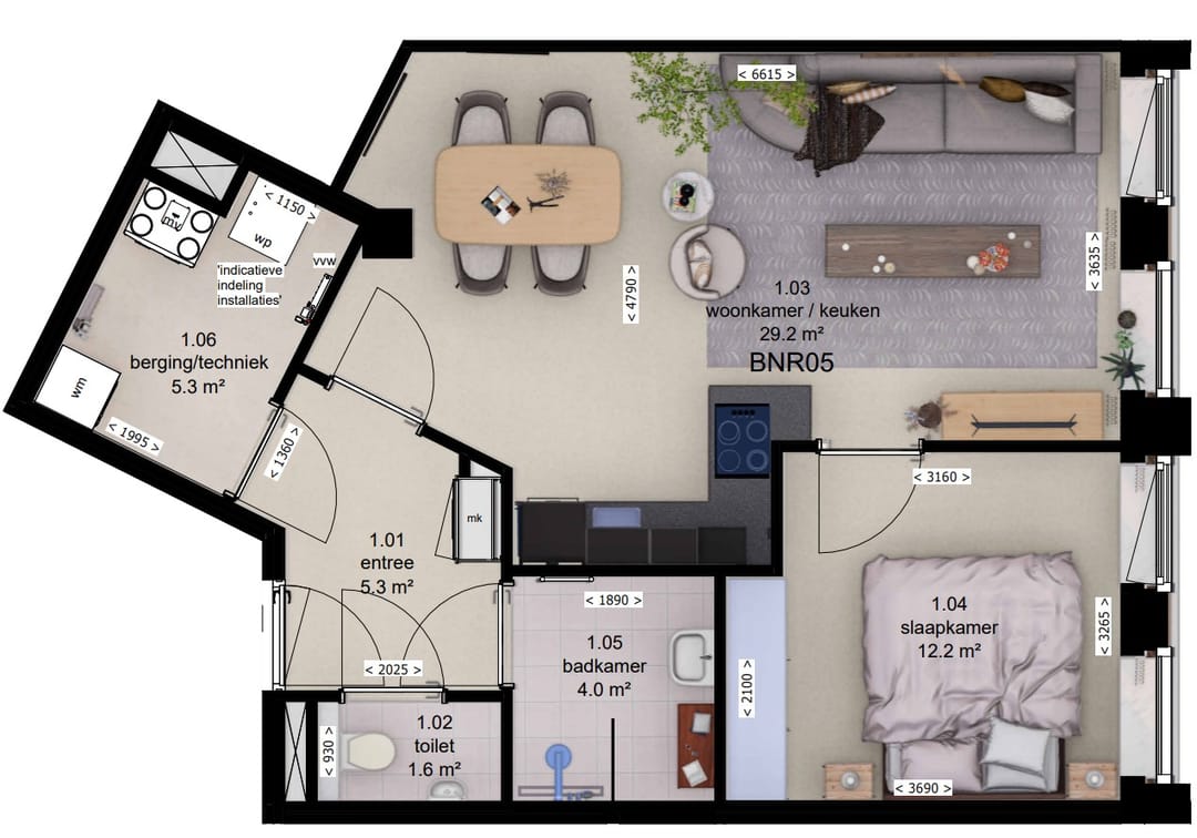 Foto 7 van Markt 81a (Bouwnr. 5)