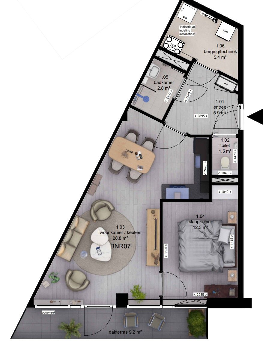 Foto 7 van Markt 81a (Bouwnr. 7)