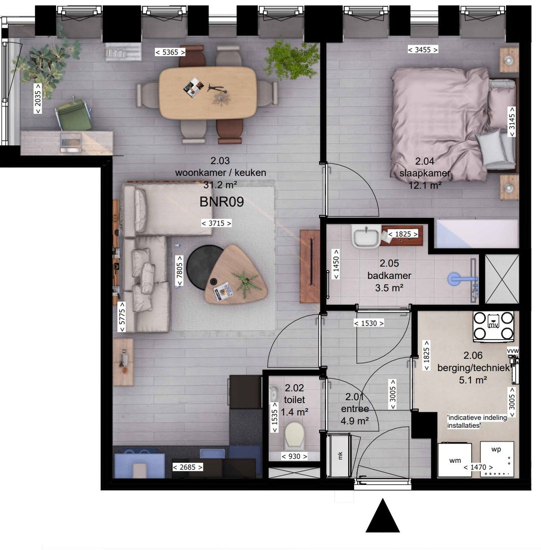 Foto 7 van Markt 81a (Bouwnr. 9)