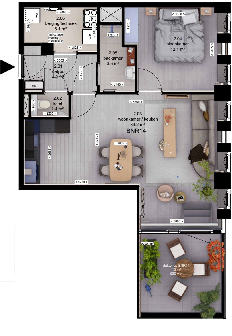 Foto 8 van Markt 81a (Bouwnr. 14)