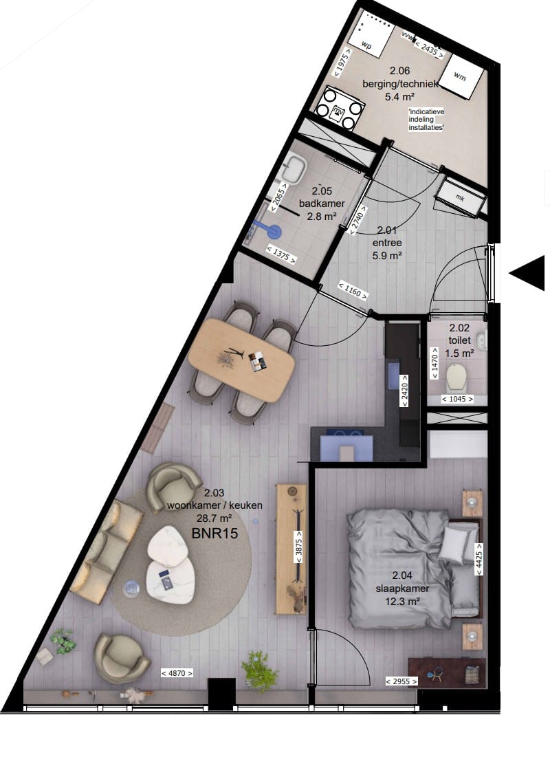 Foto 8 van Markt 81a (Bouwnr. 15)