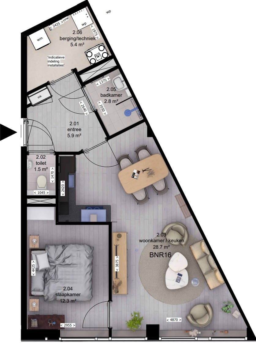 Foto 8 van Markt 81a (Bouwnr. 16)