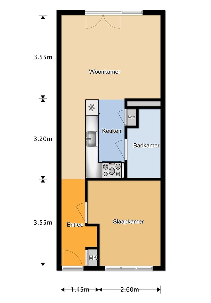 Photo 33 of Carmelietenstraat-oost 2-G