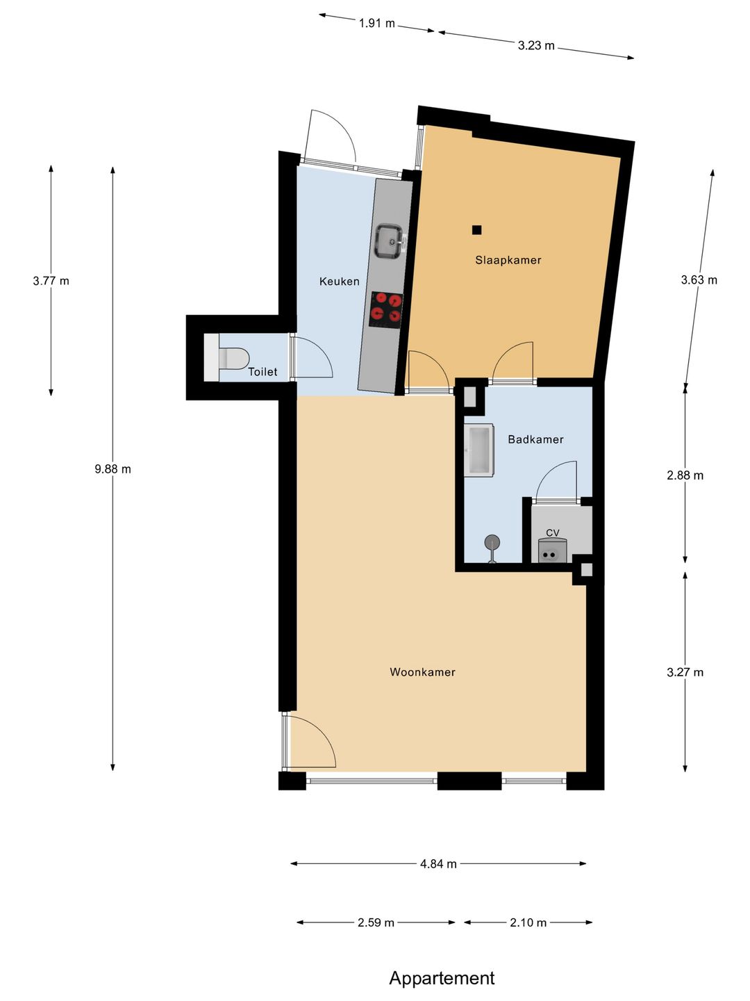 Foto 28 van Voorstraat 66-A