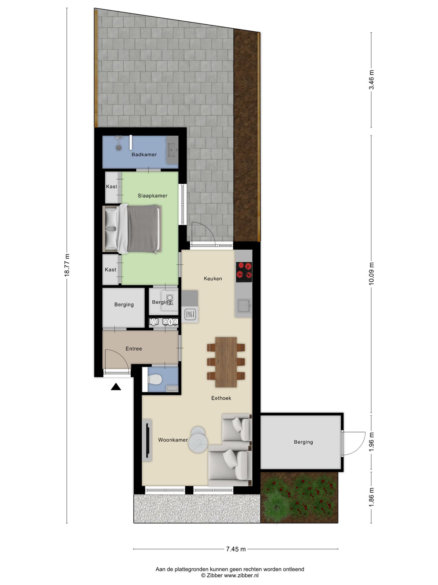 Foto 25 van Leemsbroek 3-B