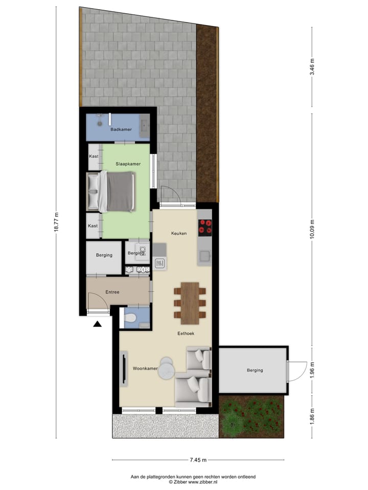 Foto 25 van Leemsbroek 3-B