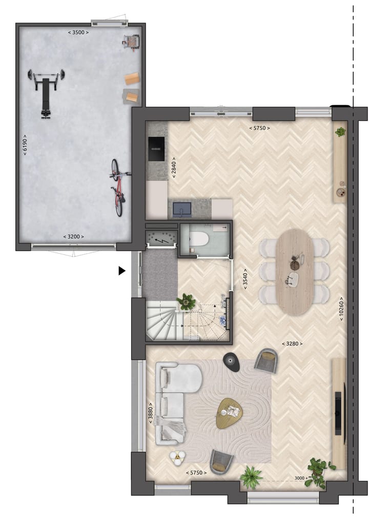 Photo 2 of 2 onder 1 kap (Bouwnr. 13)