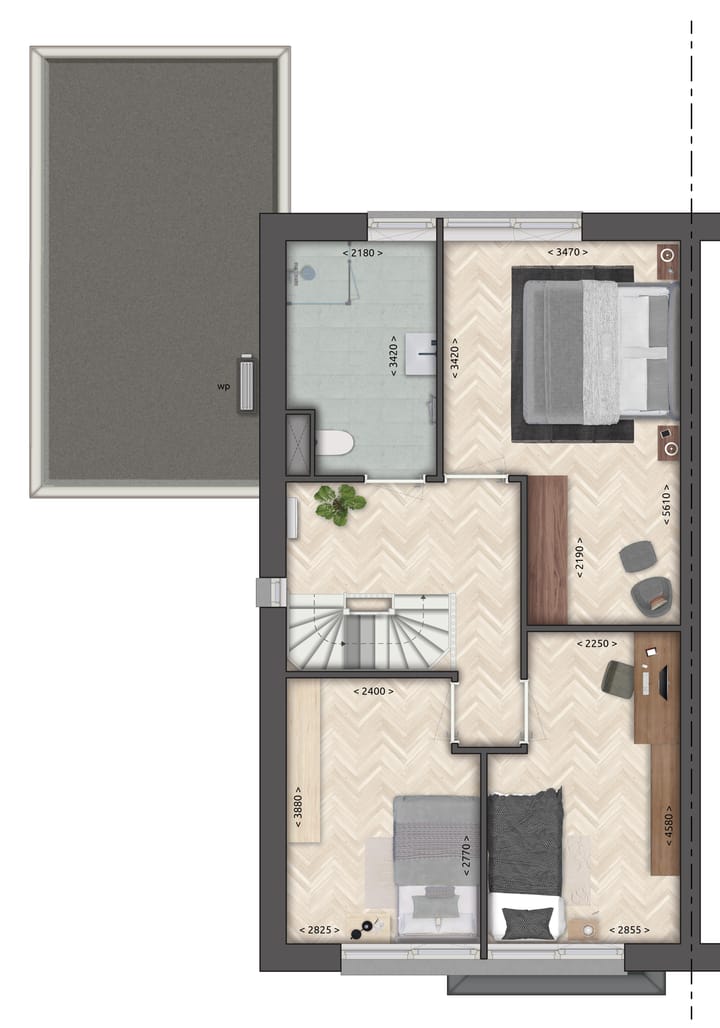 Photo 3 of 2 onder 1 kap (Bouwnr. 13)