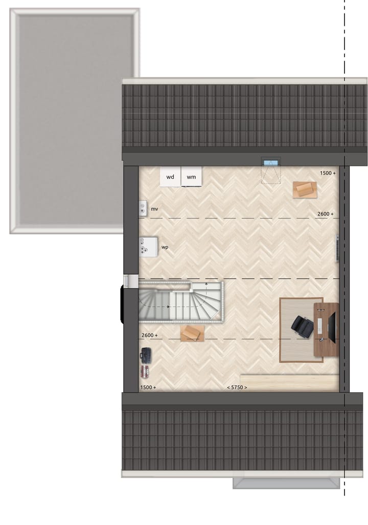 Foto 4 van 2 onder 1 kap (Bouwnr. 13)