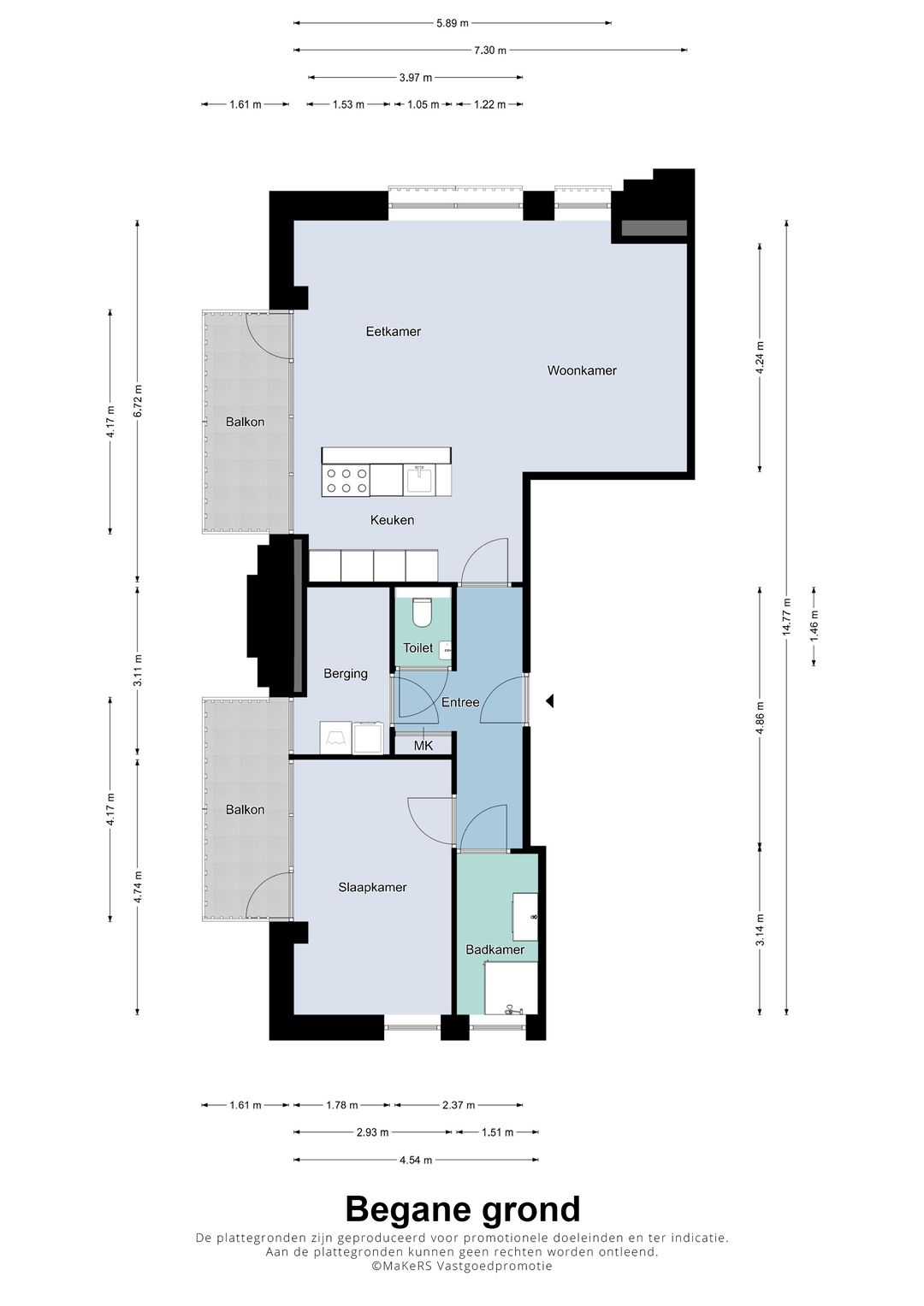 Foto 11 van Quartier Latiers appartementen (Bouwnr. B30)