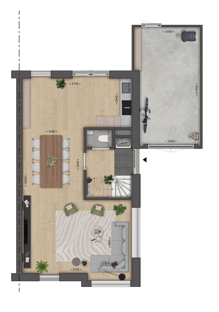 Photo 2 of 2 onder 1 kap (Bouwnr. 14)