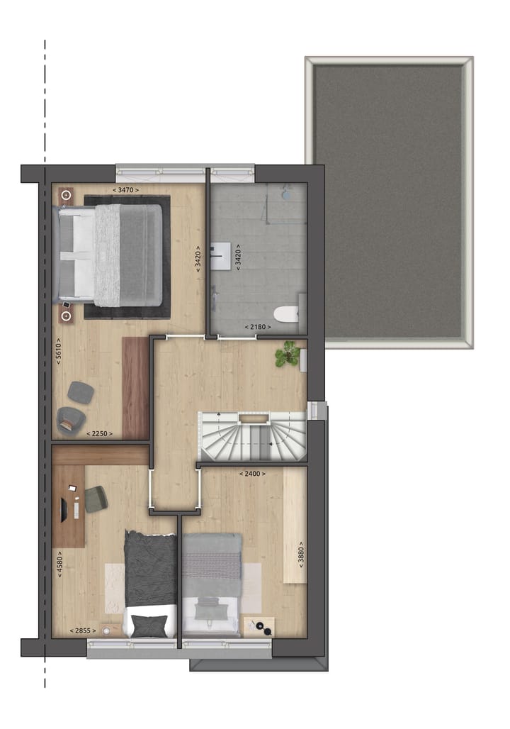 Photo 3 of 2 onder 1 kap (Bouwnr. 14)