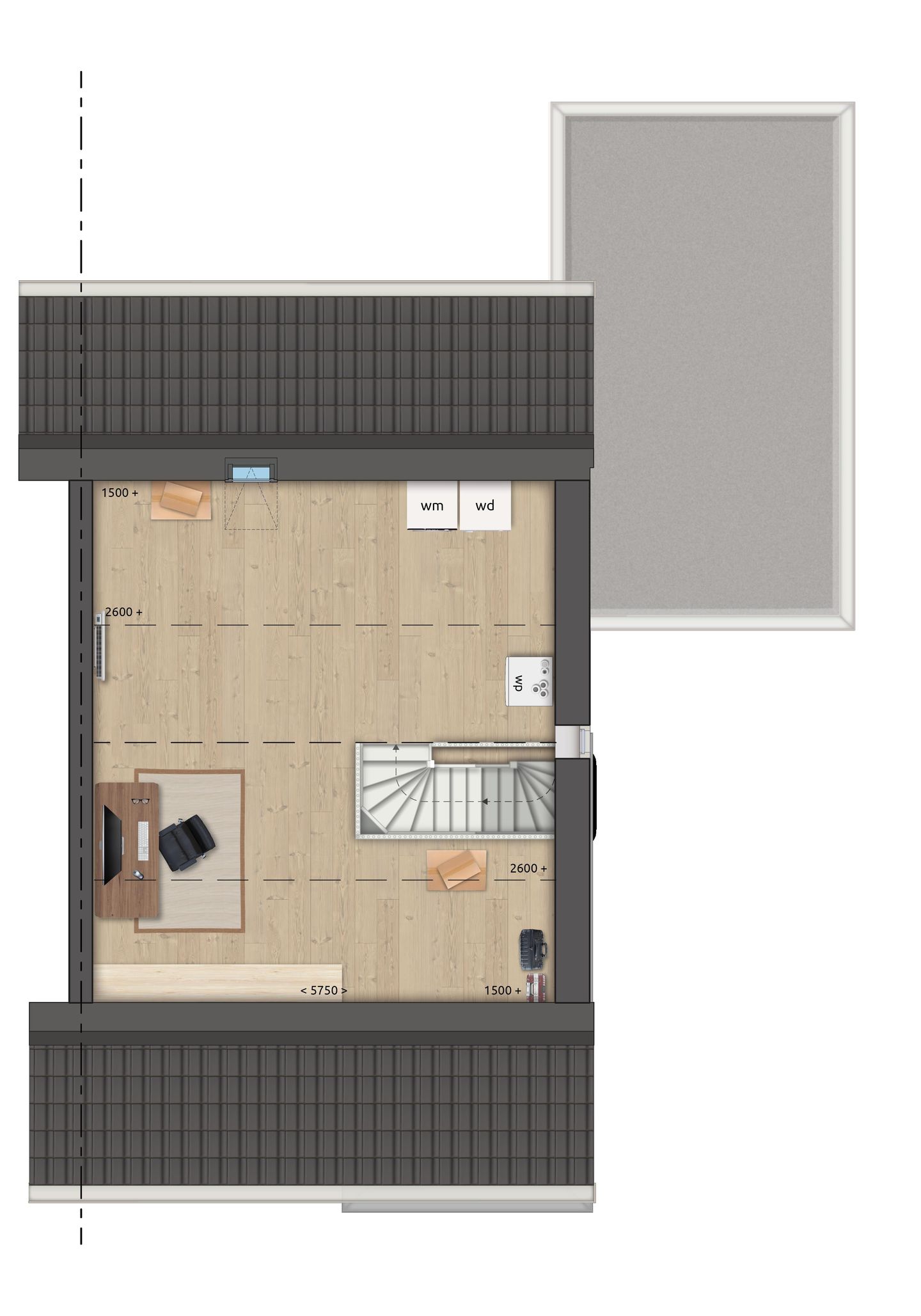 Foto 4 van 2 onder 1 kap (Bouwnr. 14)