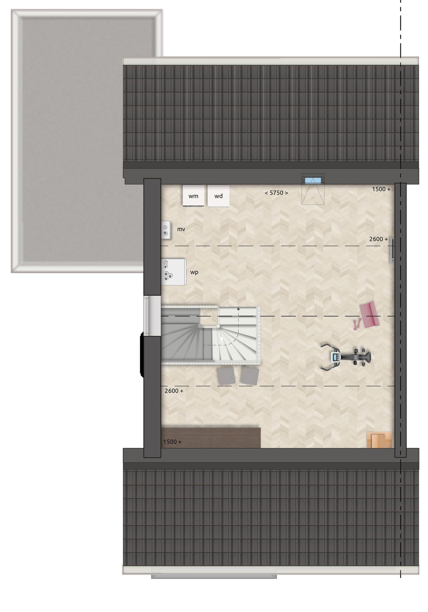 Foto 5 van 2 onder 1 kap (Bouwnr. 17)