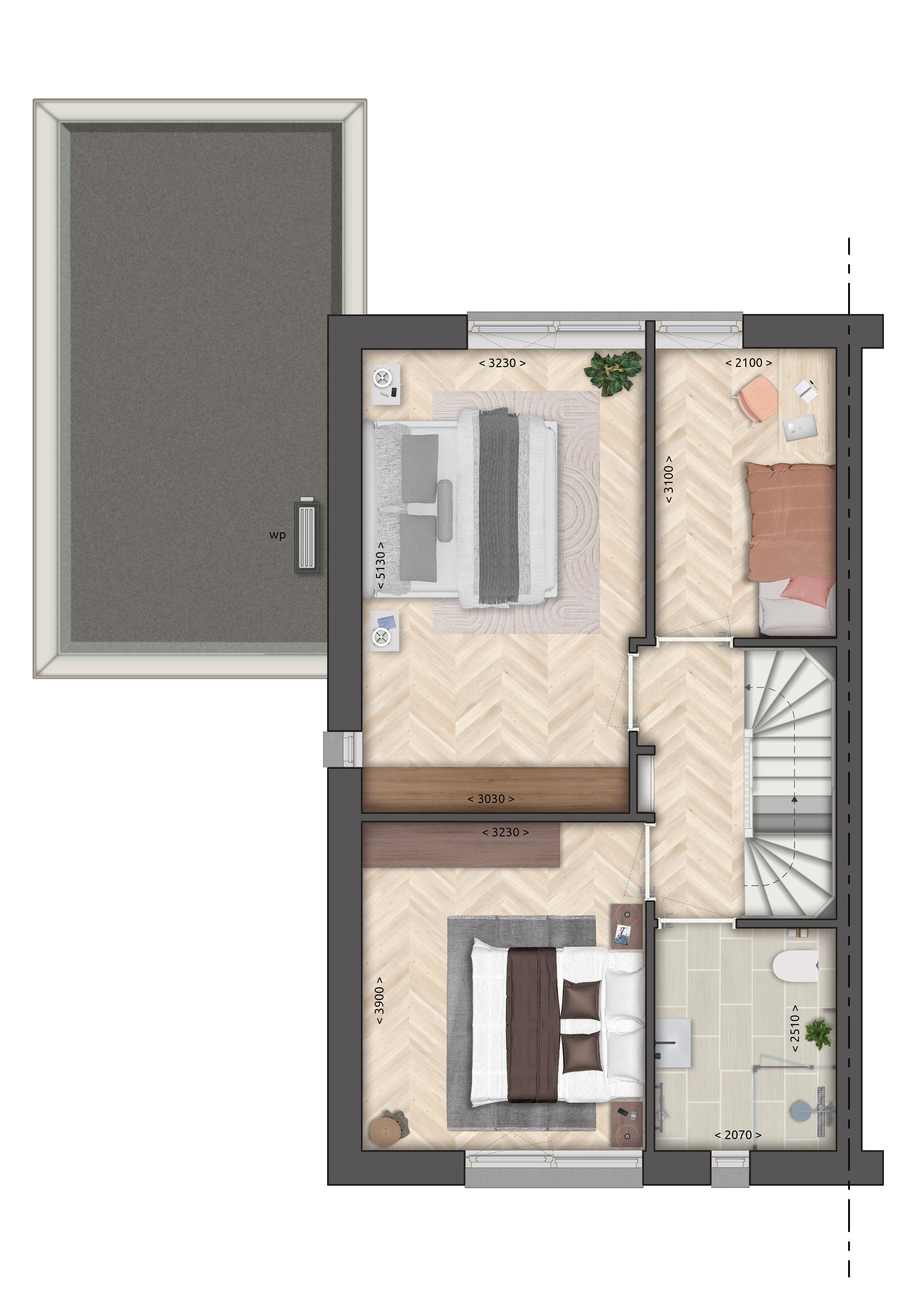 Foto 3 van Hoekwoning (Bouwnr. 3)