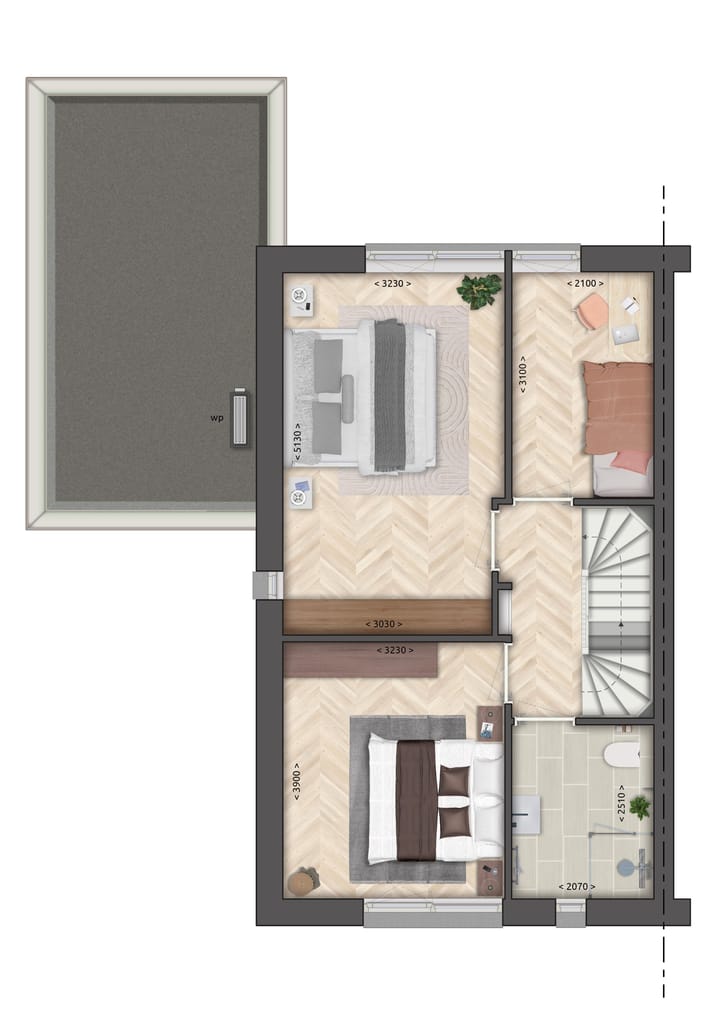 Foto 3 van Hoekwoning (Bouwnr. 3)