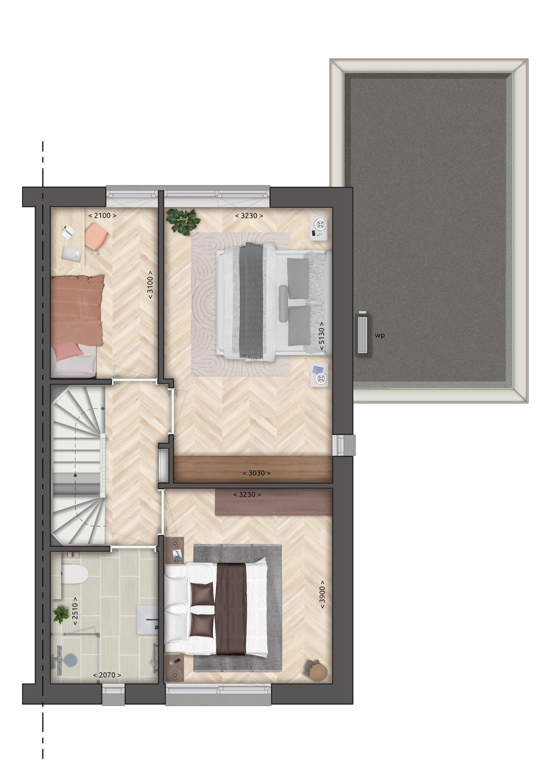 Foto 3 van Hoekwoning (Bouwnr. 1)