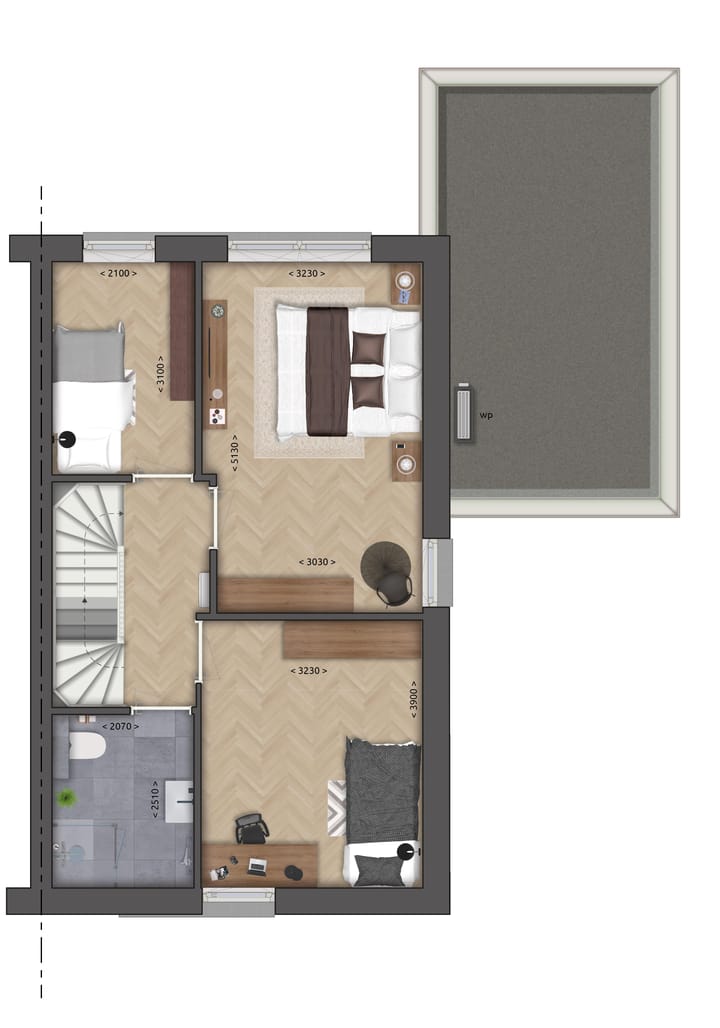 Foto 3 van Hoekwoning (Bouwnr. 4)