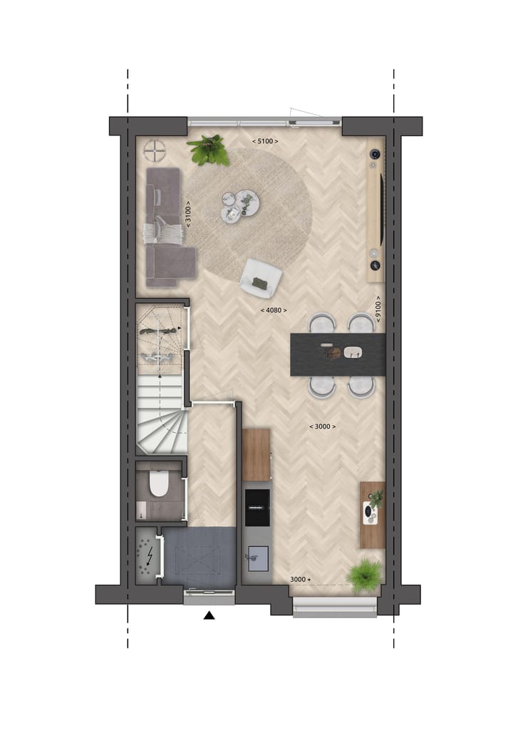 Foto 2 van Tussenwoning (Bouwnr. 11)