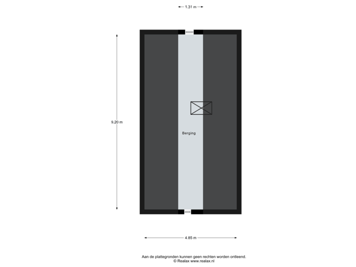 Berging boven Garage