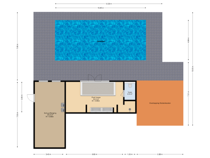 Pool house