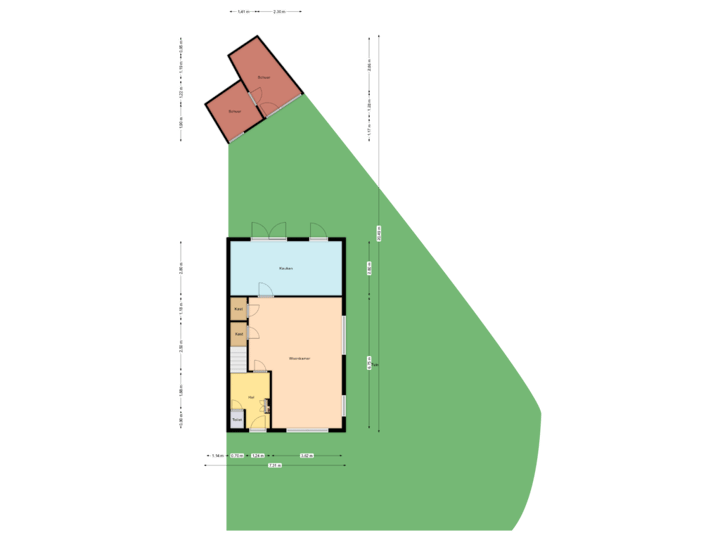 Begane grond met tuin