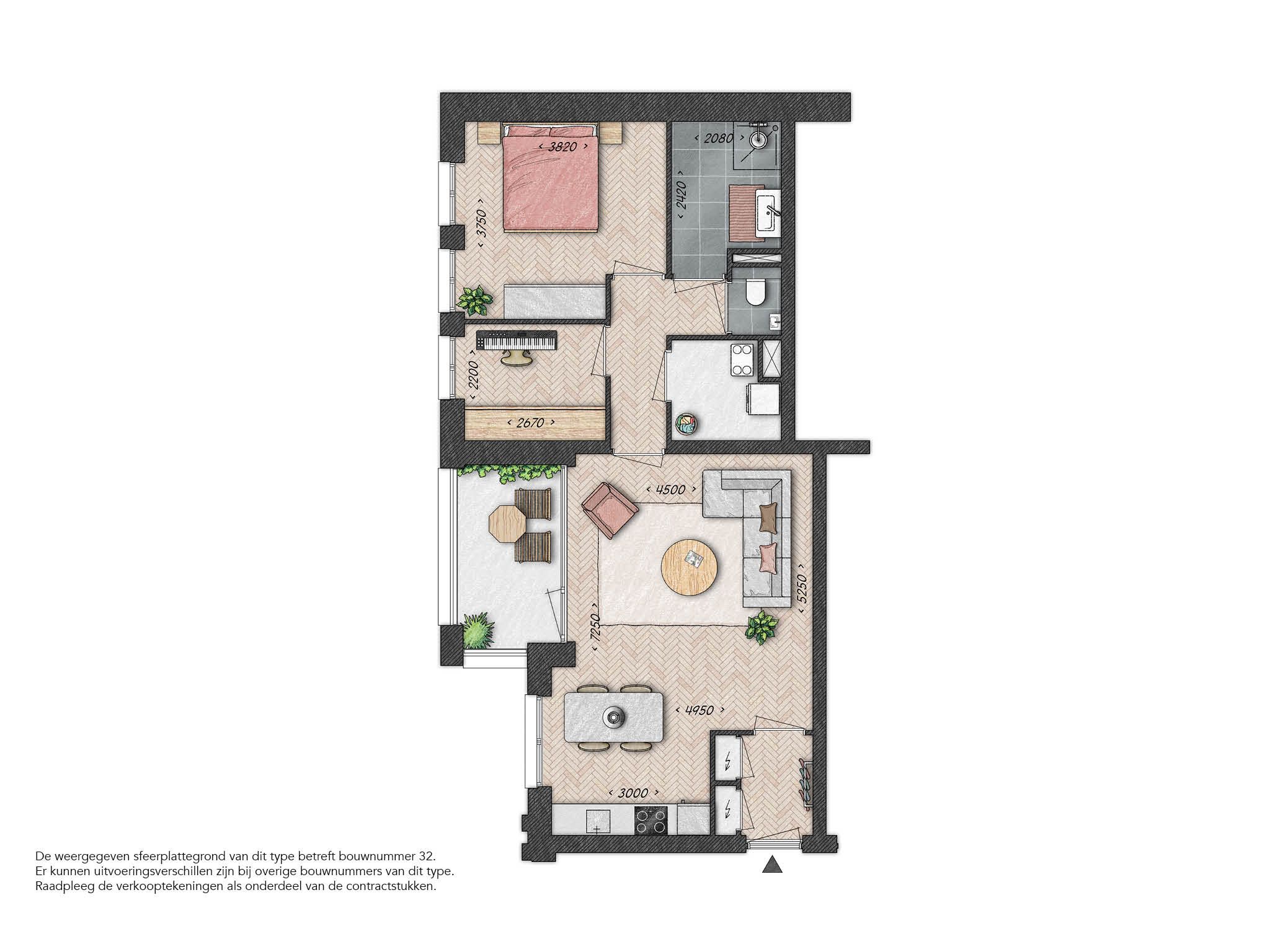Photo 6 of 3-kamer appartement - De Waaierij (Bouwnr. 032)