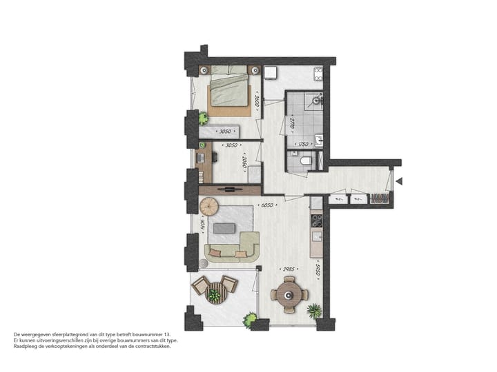 Photo 6 of 3-kamer appartement - De Waaierij (Bouwnr. 013)