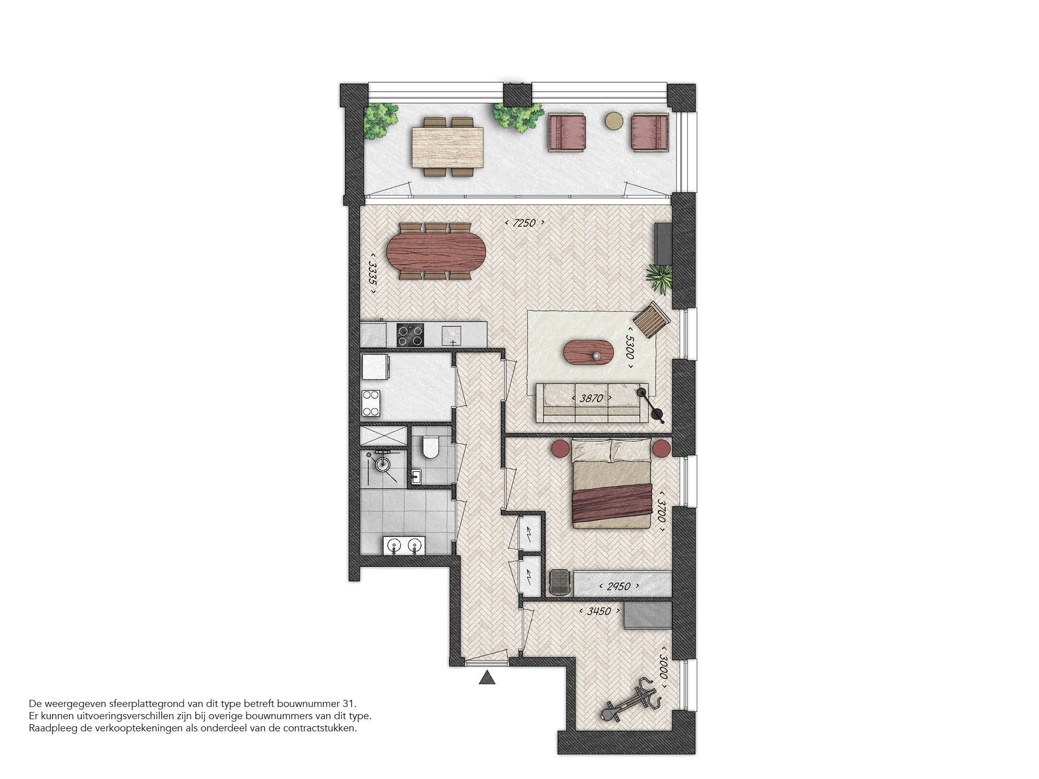 Photo 6 of 3-kamer appartement - De Waaierij (Bouwnr. 023)