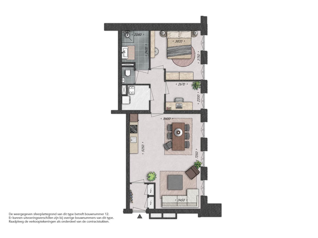 Foto 7 van 3-kamer appartement - De Waaierij (Bouwnr. 025)