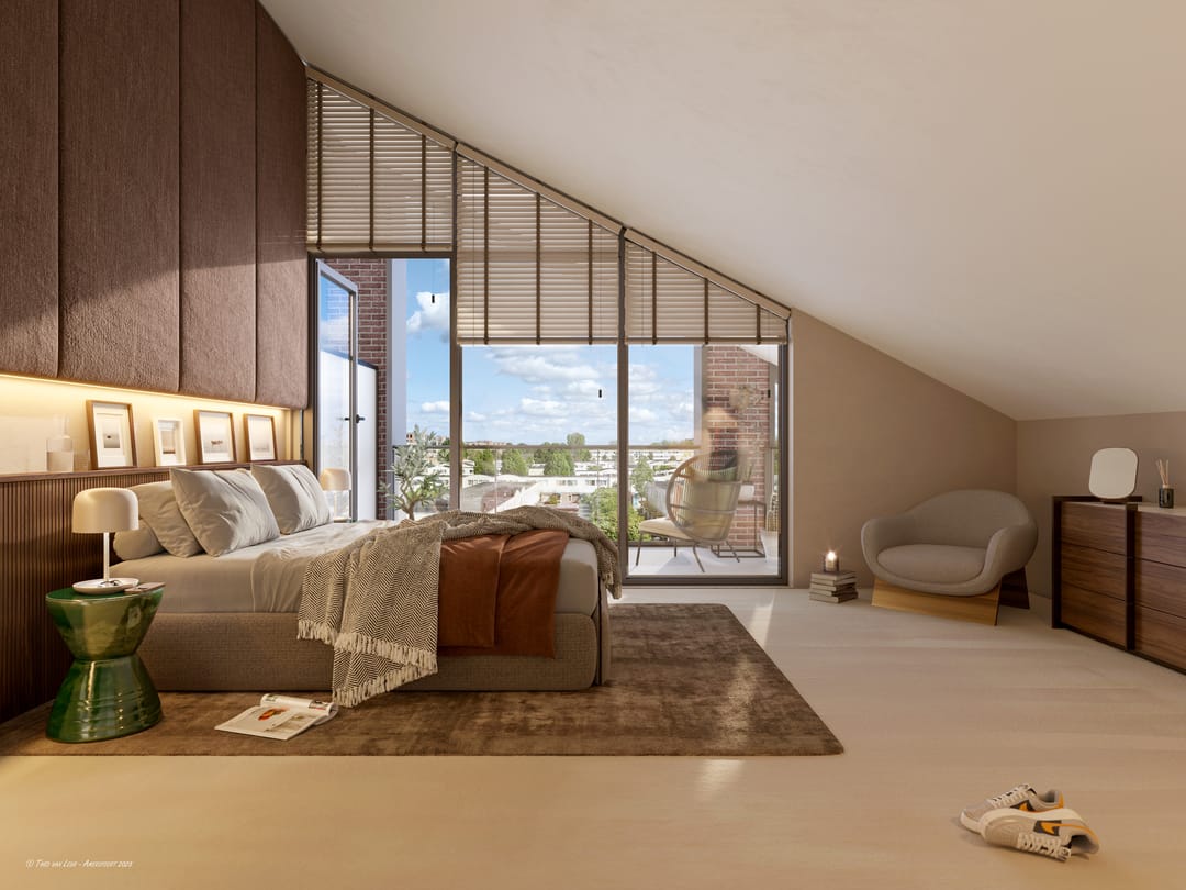 Foto 8 van Dubbellaags Penthouse - De Waaierij (Bouwnr. 038)