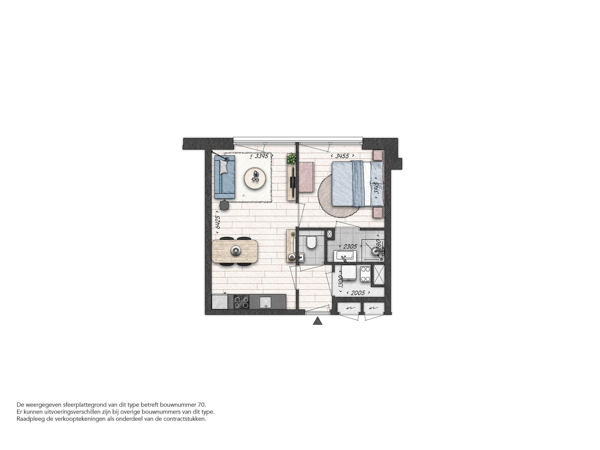 Foto 6 van Starters appartement - De Pelsteen (Bouwnr. 060)