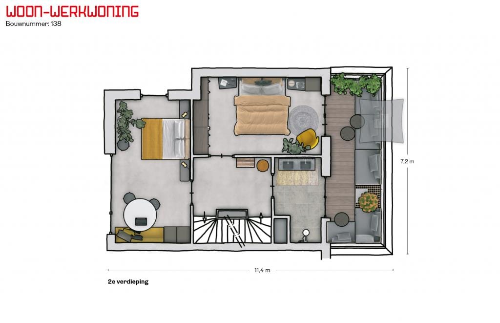 Photo 8 of Woon-werk woning (Bouwnr. 138)