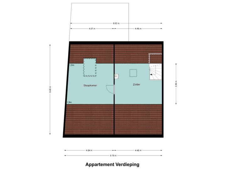 Appartement Verdieping