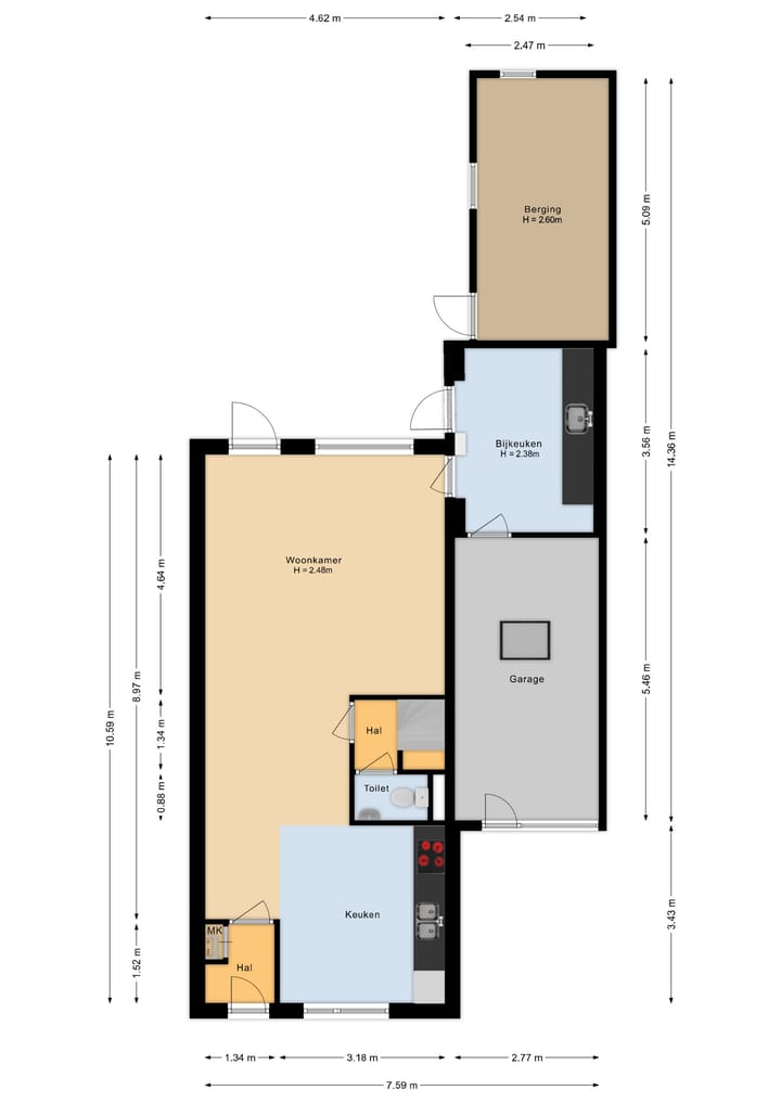 Foto 36 van Lagestraat 25-C
