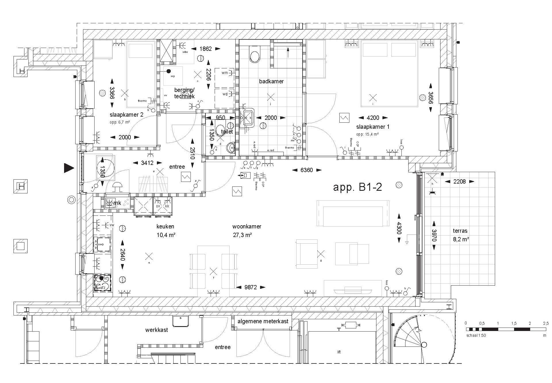 Foto 6 van Appartementen woongebouw 1 en 2 (Bouwnr. B1-2.)