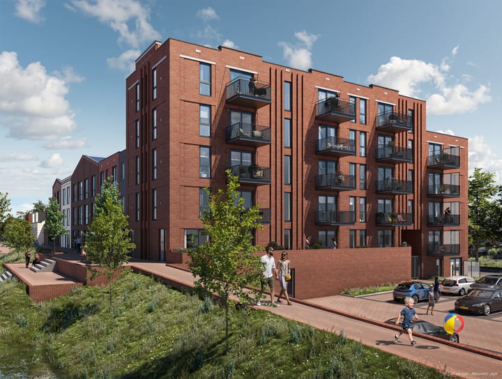 Foto van Driekamerappartementen | Woonblok 'Donge' Galerijflat