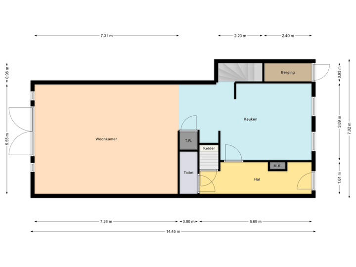 Commandeurstraat 31 = Begane grond