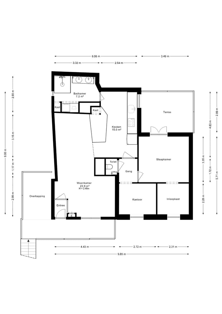 Foto 27 van Bornsteeg 17-B
