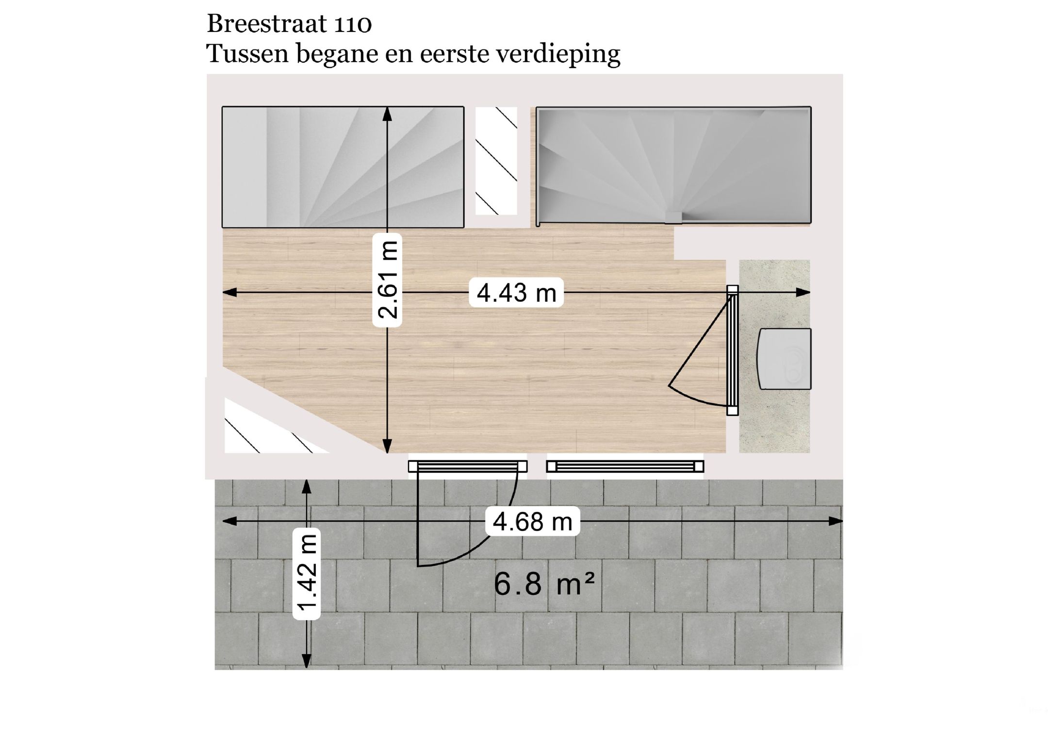 Foto 9 van Dwars Koornbrugsteeg 7-A