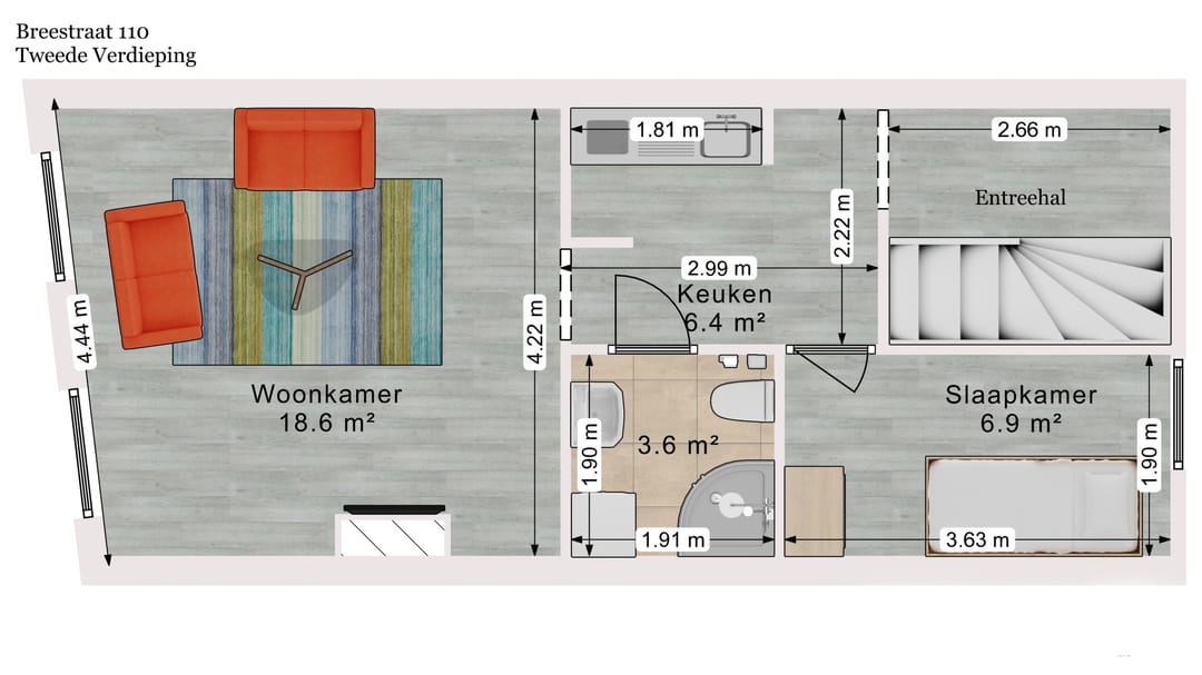 Foto 11 van Dwars Koornbrugsteeg 7-A