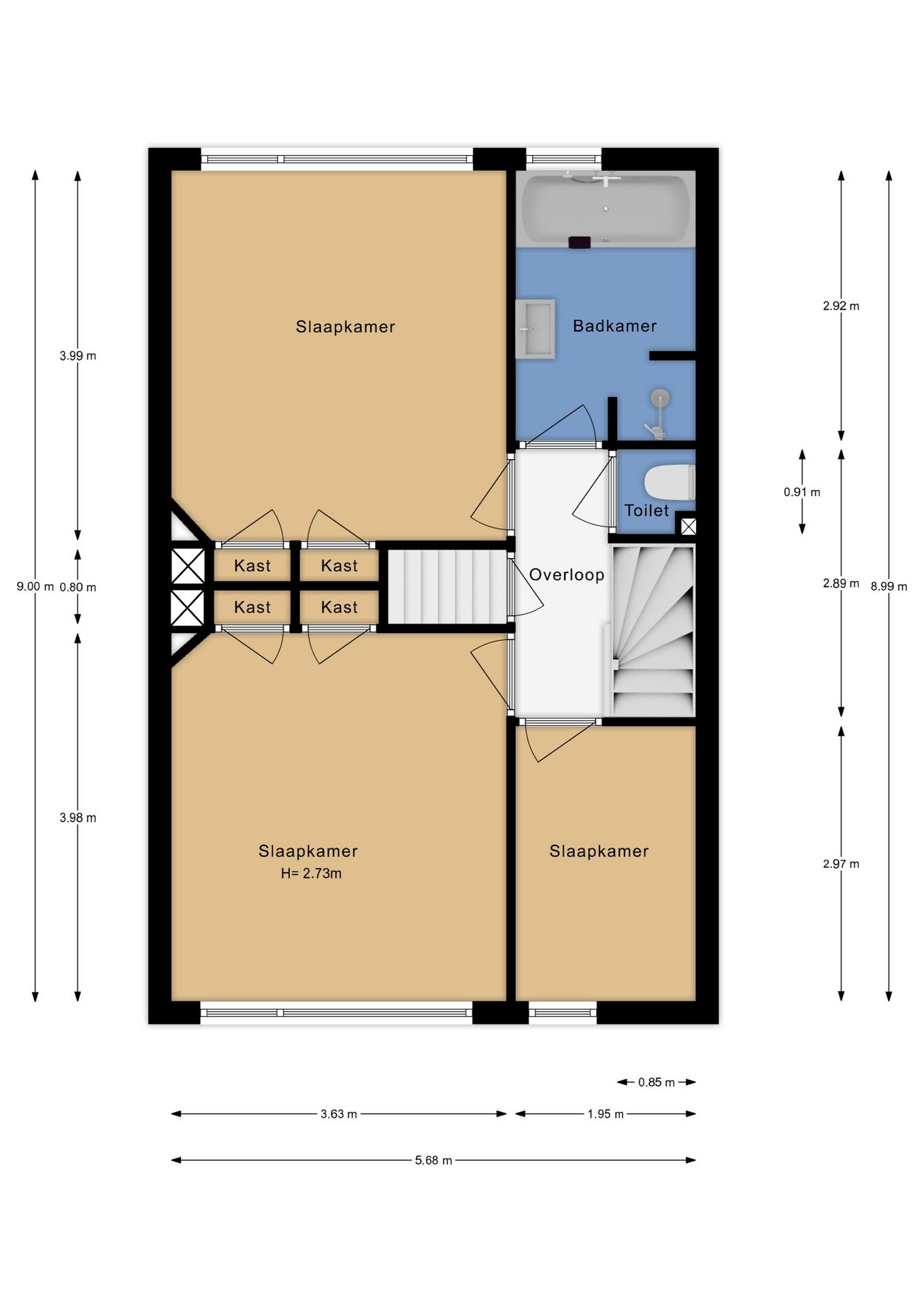 Foto 39 van Johan de Wittstraat 14