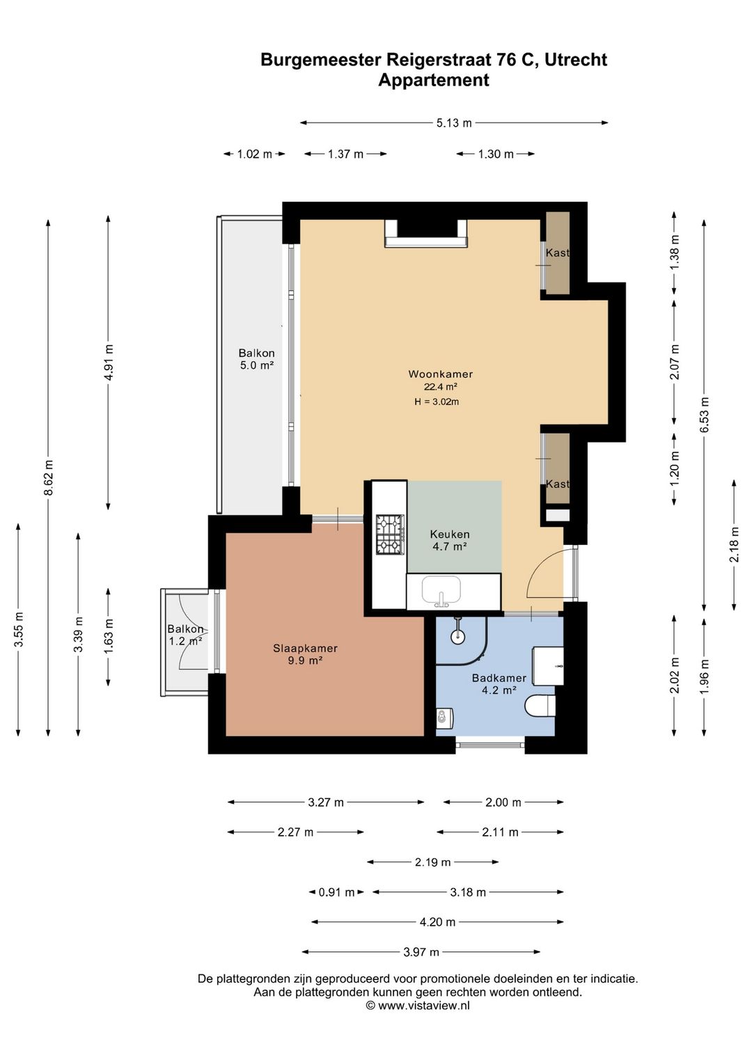 Photo 41 of Burgemeester Reigerstraat 76-C