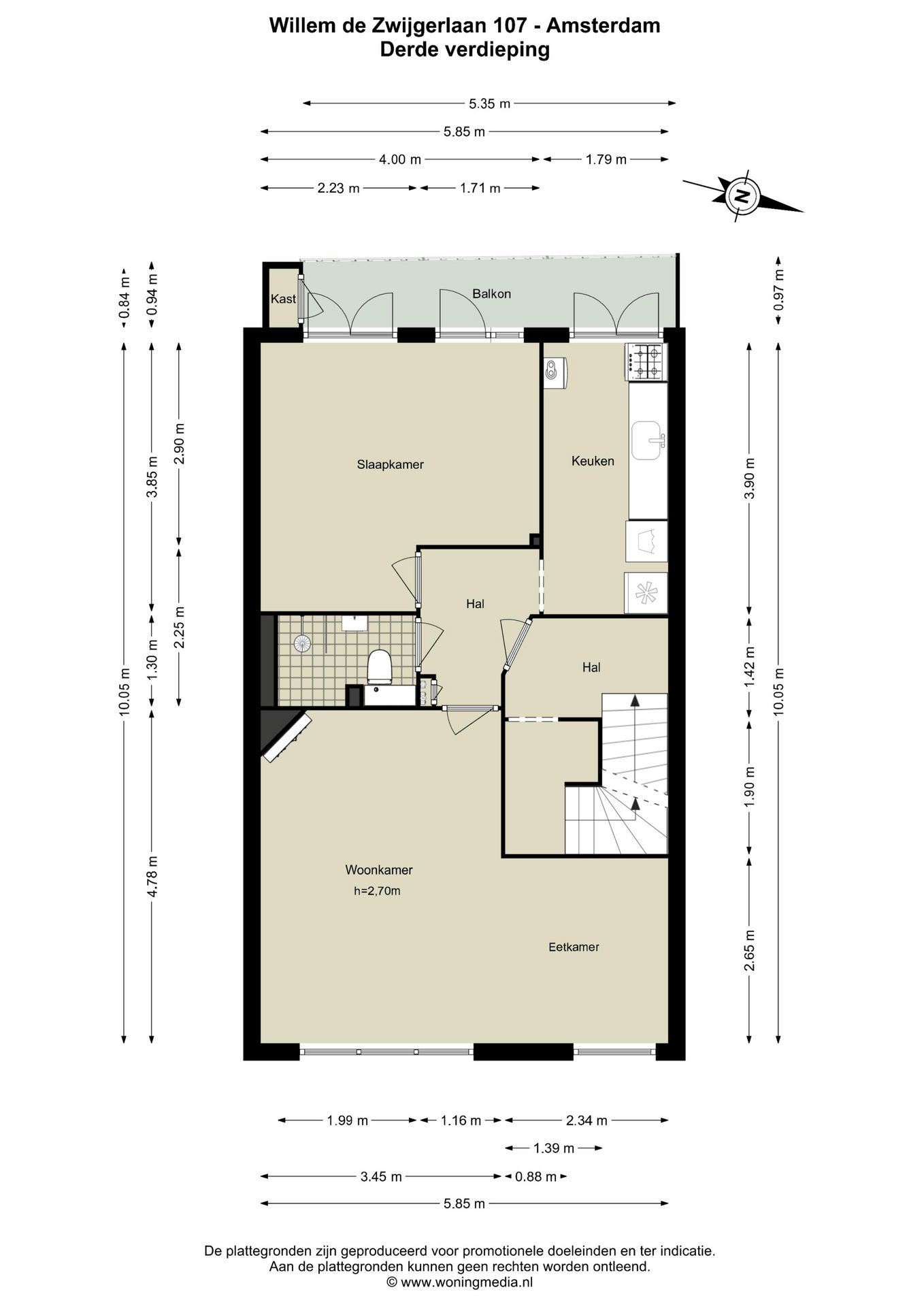 Foto 44 van Willem de Zwijgerlaan 107-3