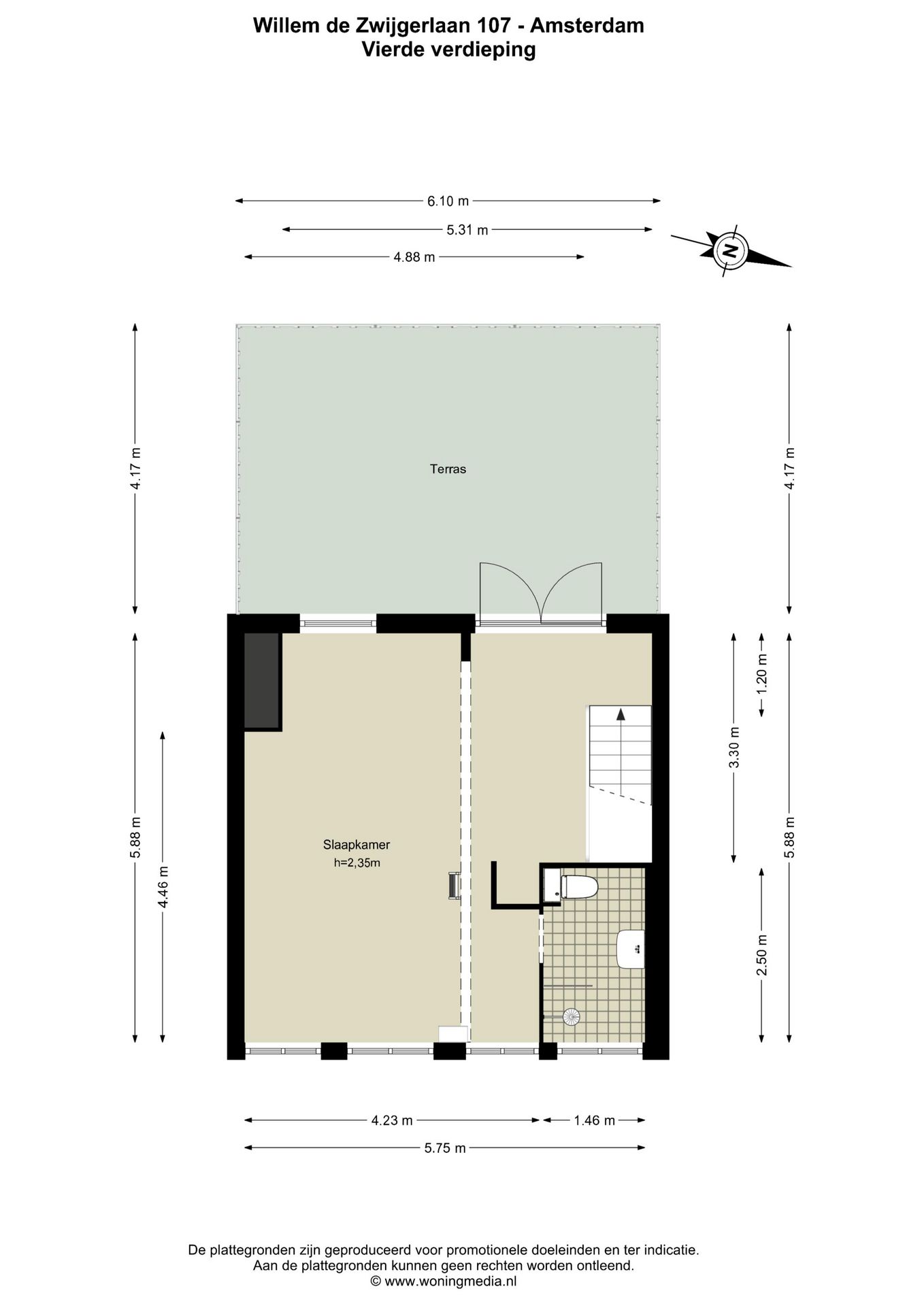 Foto 45 van Willem de Zwijgerlaan 107-3
