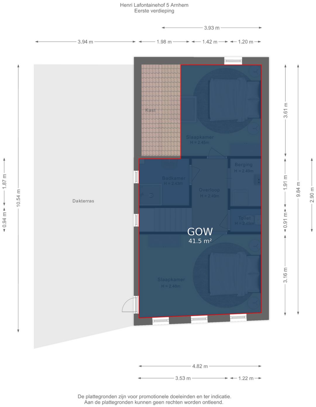 Foto 46 van Henri Lafontainehof 5