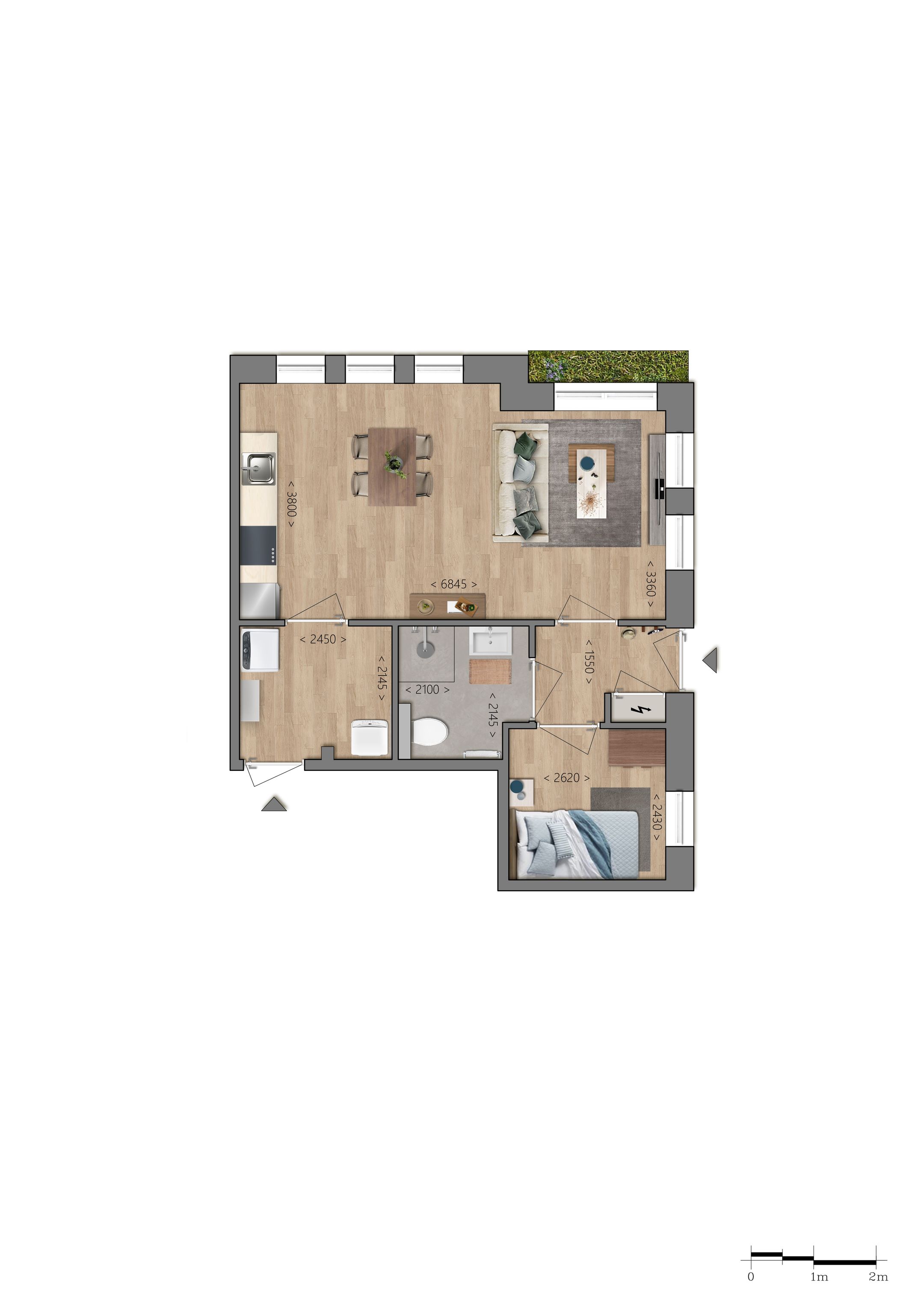 Foto 6 van Appartement (Bouwnr. 1)